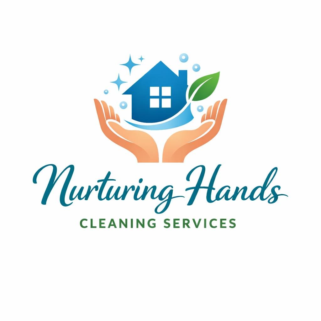 Nurturing Hands Cleaning Logo